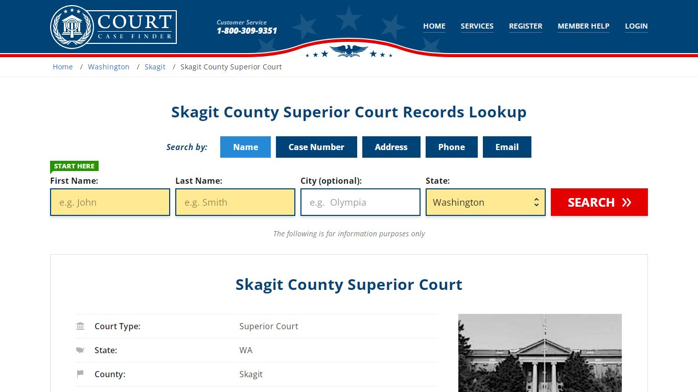 Skagit County Superior Court Records Lookup - CourtCaseFinder.com